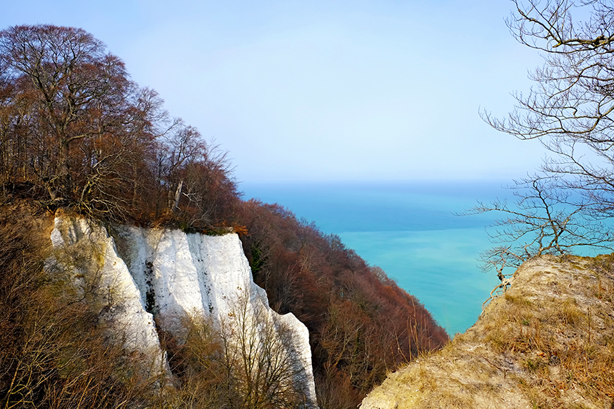 Fussmarsch auf den Königsstuhl mit herrlichem Anblick