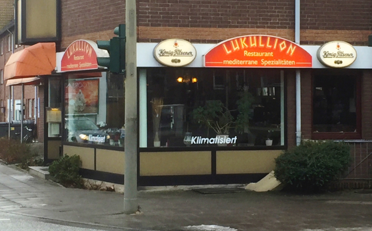 Restaurant Lukullion von der Strasse